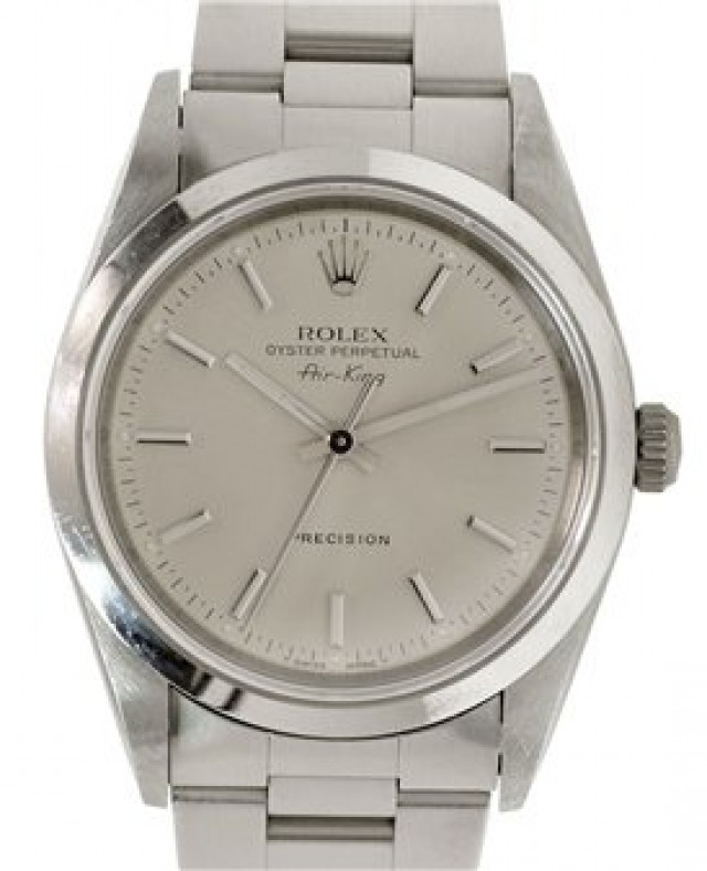 Rolex 14010 Steel on Oyster Steel with Silver Index